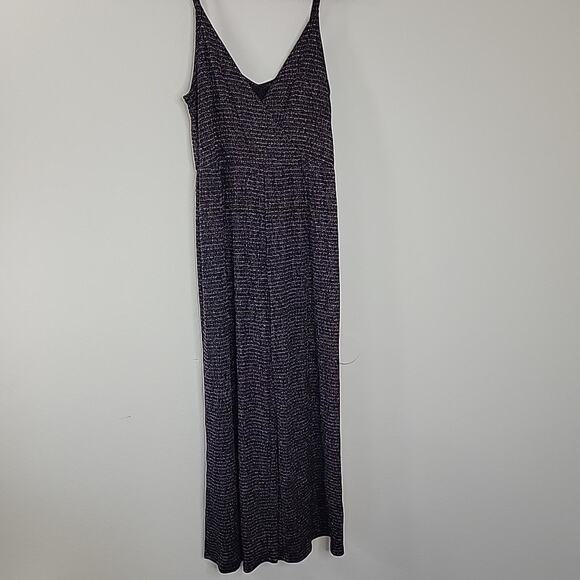 Wild Fable Women’s M Jumpsuit V-Neck Wrap Sparkly Rainbow Metallic Shimmer - Picture 3 of 11